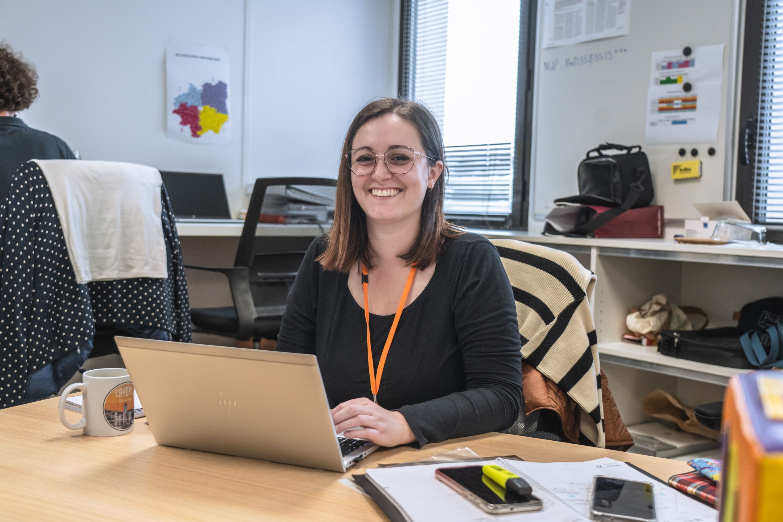 Une collaboratrice de l'HAD 35 qui prend en charge une admission HAD